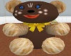 Cute bear brown