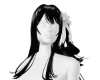 noir anime hair