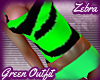 [SS] Zebra Green Outfit