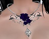 Necklace indigo rosea