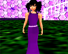 Kids Long Purple Dress