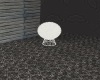 (GW) White Round Chair