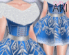 Aki Winter Dress Blue