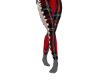 FMB Tartan Leggings Red