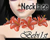 [Bebi] H Necklace ~coral