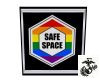 Framed Safe Space Poster