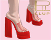 L! Clear Red Sandal