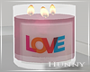 H. Love Scented Candle