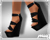 !Wedge Sandals Black