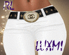 Belt White Pants RL