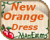 ! Orange Kiss Dress