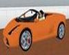 Orange exotic sports car