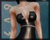 6v3| PVC Black Dress