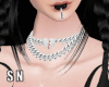 N. Silver HeartNecklace