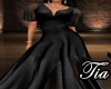 Tia Sheer Dress Black