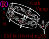 Goth vamp armband