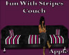 Fun With Stripes Couch