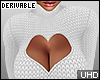 UHD Heart Top Sweater