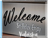 *VK*Welcome sign