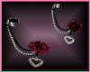 Rose Cuff Earrings