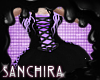 Pastel goth Purp/black