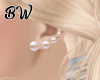 White Pearl Earrings KD