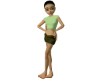 Hands on Hips Doll Pose