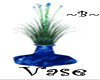 ~B~ Vase & Plant Blue