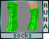 °R° Green Socks