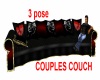 3 Pose Couple couch