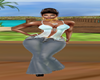 Ice Bleu top whit Jeans