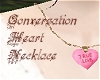 Conversation Heart Neckl