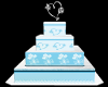 ~ES~WEDDING CAKE BL/WHTE