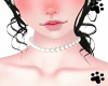 .M. White Pearl Necklace