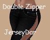 Double Zipper Black