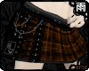 GothicPlaid Skirt Orange