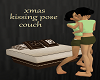 xmas kissing couch