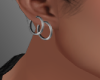 Silver Hoop Earring