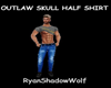 Outlaw Skull Half Top