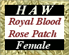 Royal Blood Rose Patch F