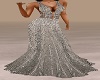 SILVER GLITTER GOWN