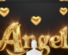 Angel gold background