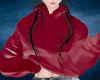 A/ Dark Red Hoodie Jeans