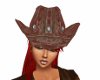 brown cowgirl hat