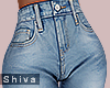 S. HW Highlighted Jeans