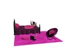 Pink n black room set