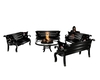 X-mas Firepit Benches