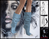 Ts Denim Silver Boots