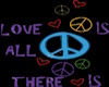 Sign Peace and love