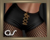 GS Fishnet/ Black Shorts